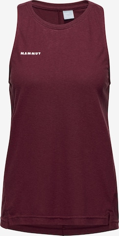 MAMMUT Sporttop 'Massone Light' in Rot: Vorderseite