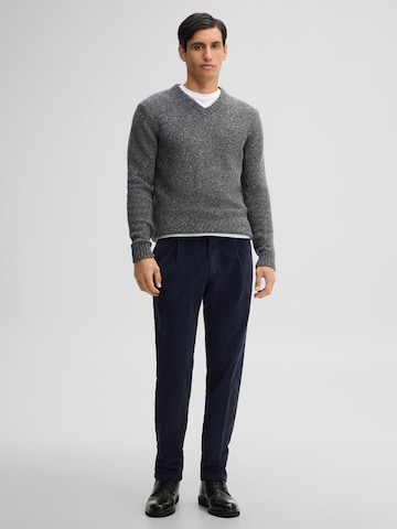 STRELLSON Loosefit Bandplooibroek in Blauw
