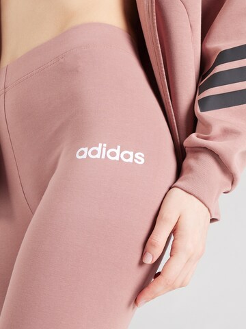 ADIDAS SPORTSWEAR Скинни Спортивные штаны 'Essentials' в Ярко-розовый