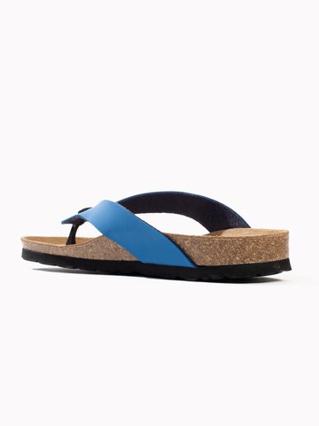 Bayton T-Bar Sandals 'Lucca' in Blue