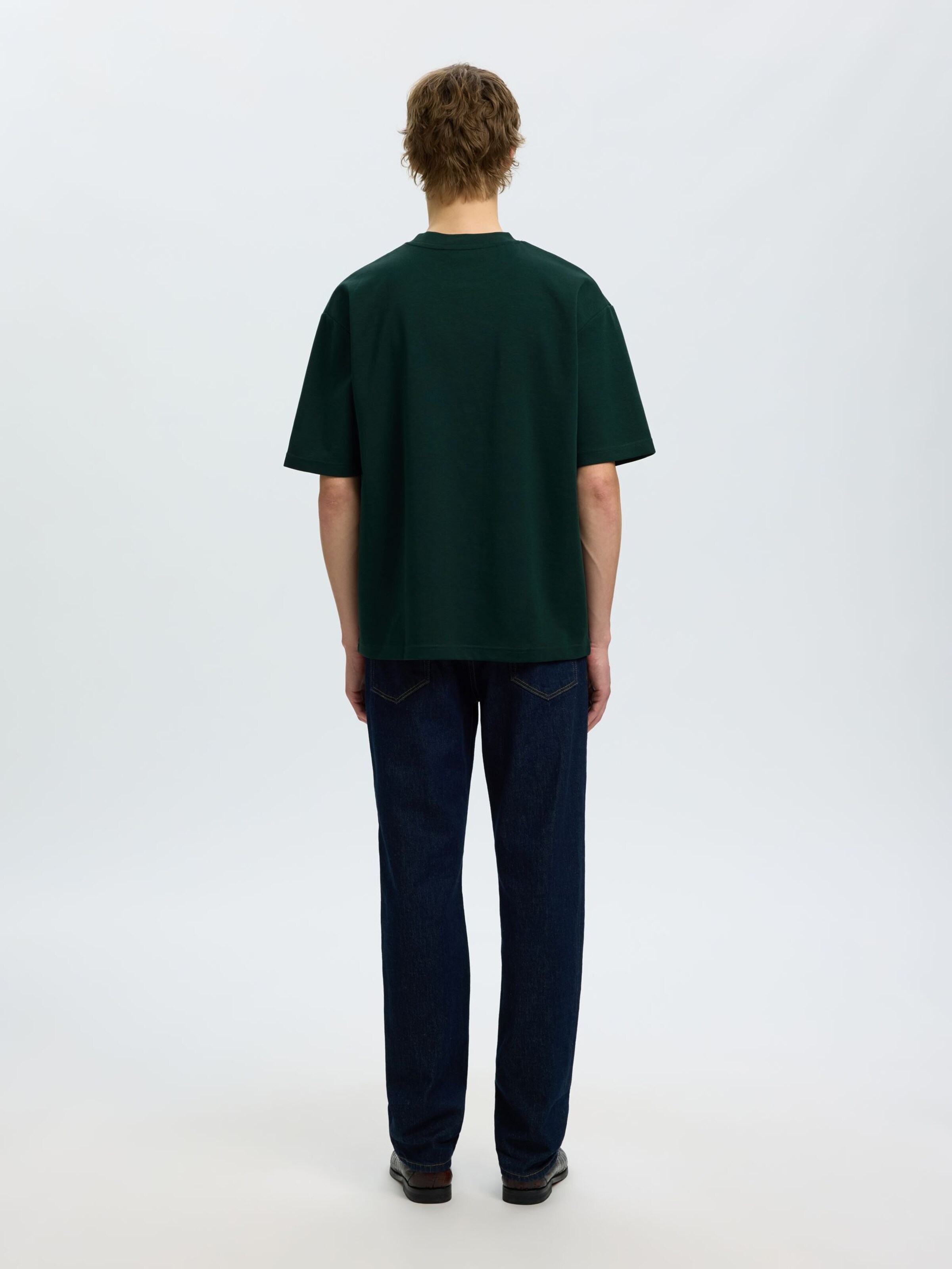SELECTED T-Shirt in Grün