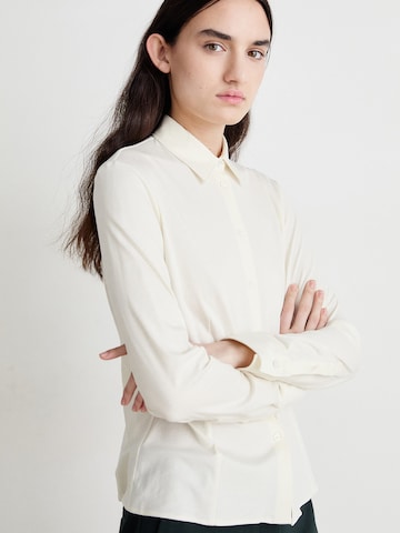 BOSS Blouse 'Birdie Tuesday' in White