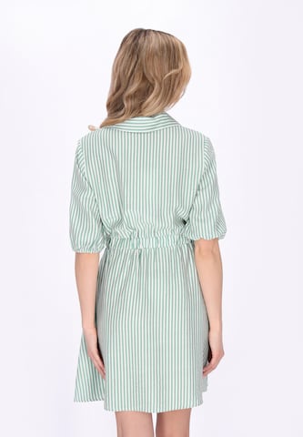 Robe-chemise Usha en vert
