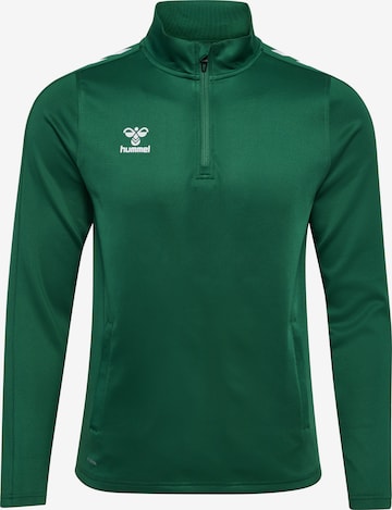 Hummel Sportovní mikina 'Core XK' – zelená: přední strana