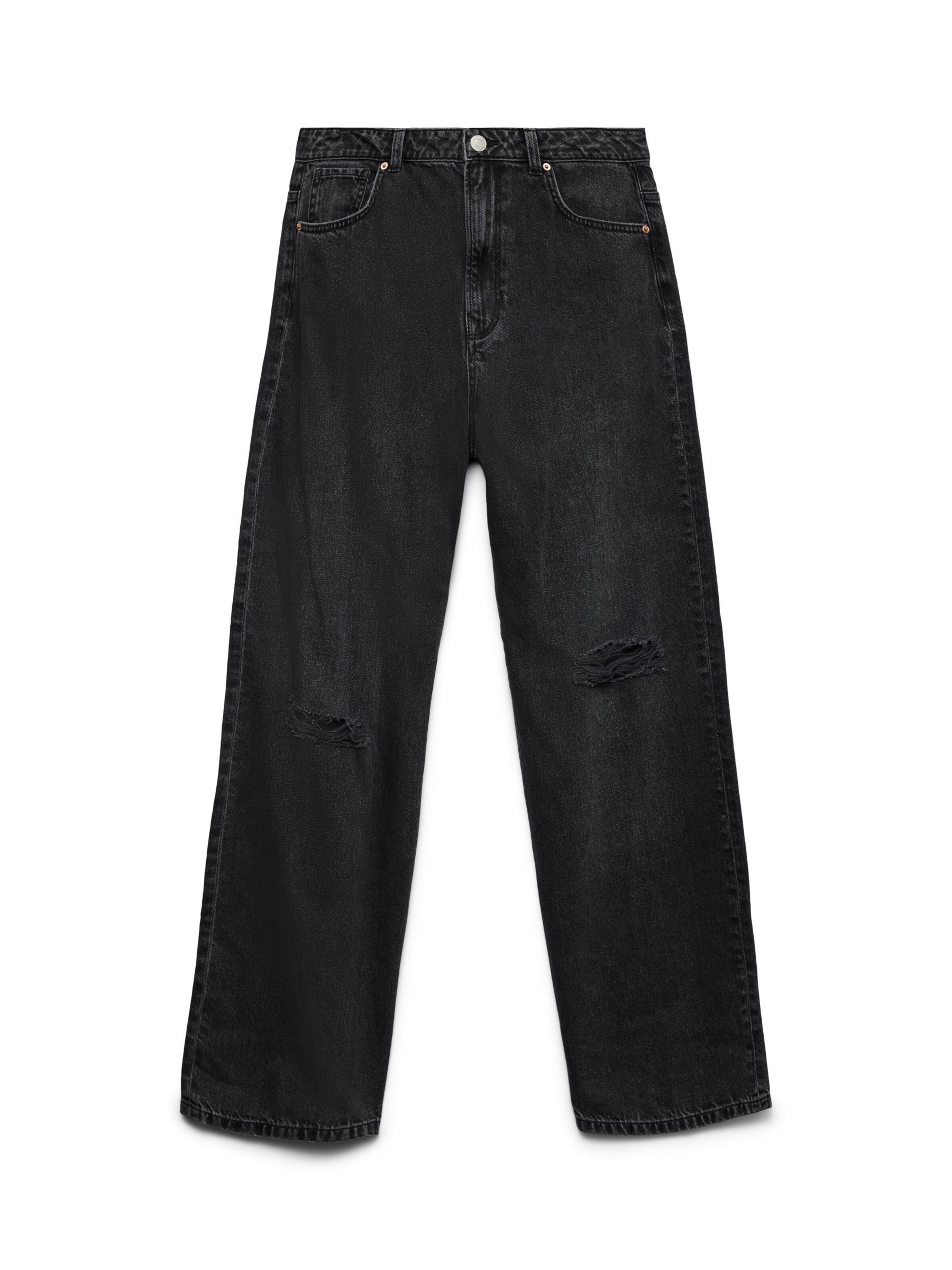 VERO MODA - regular Vaquero 'SNKaitlyn' en negro: frente