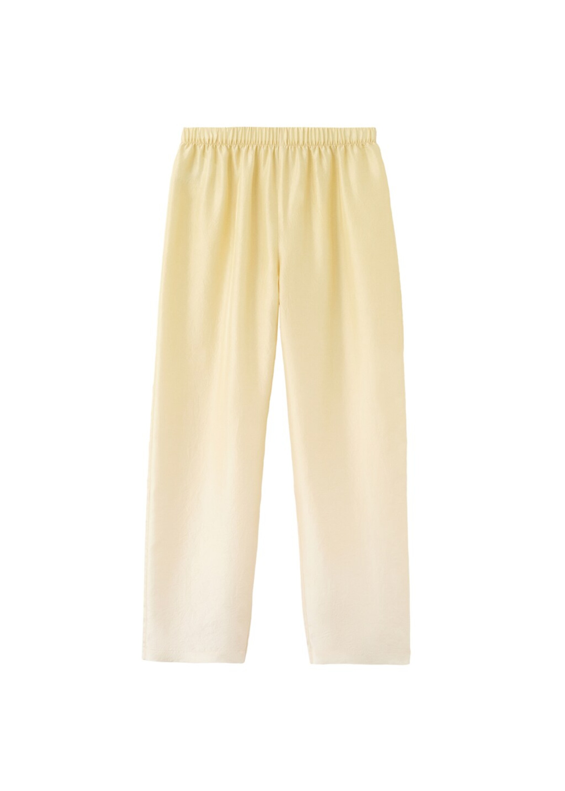 MANGO Pajama Pants 'Habi' in Yellow / Light yellow, Item view