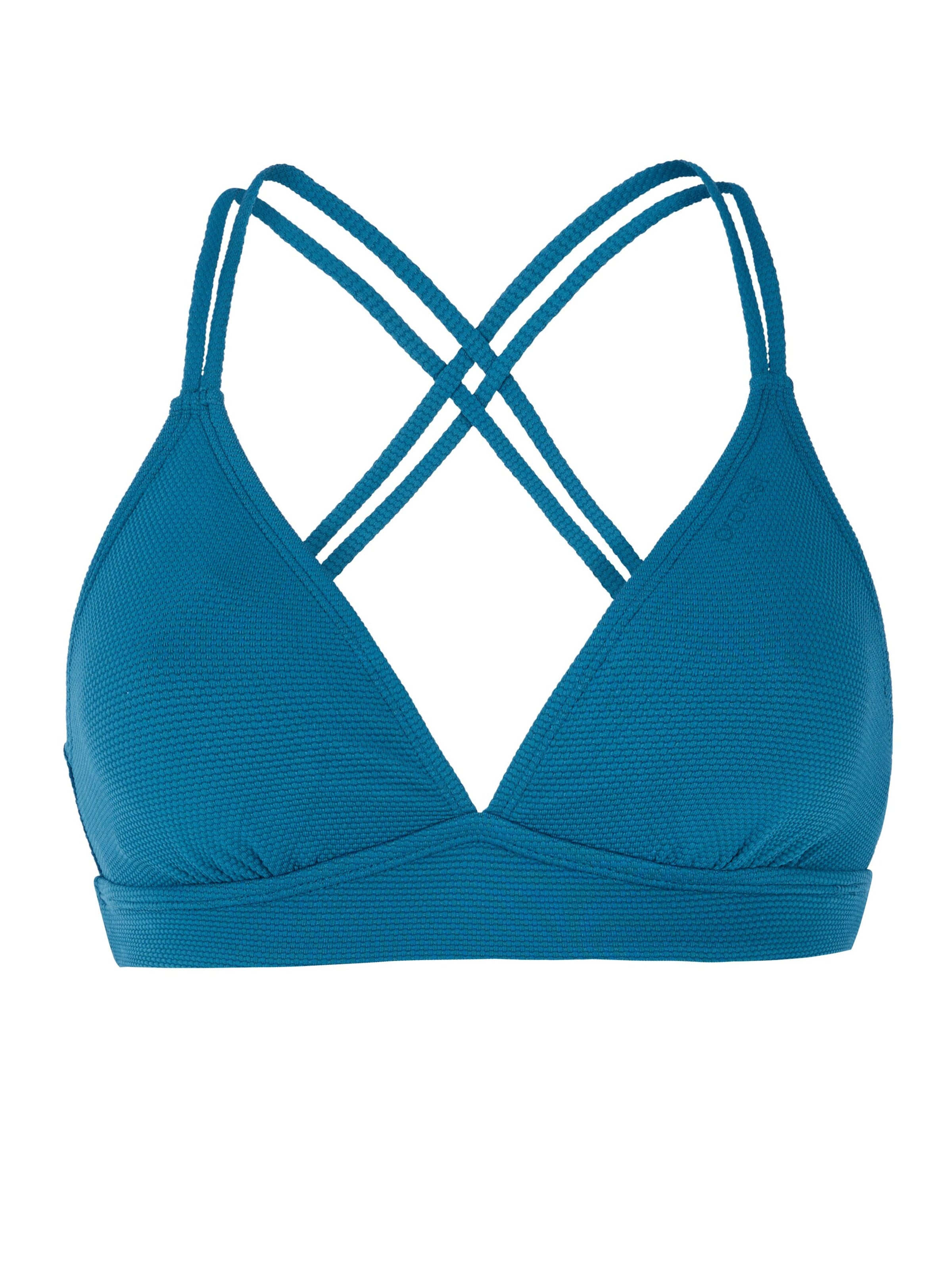 PROTEST Triangel Bikinitop 'MIXSupers' in Blau: Vorderseite