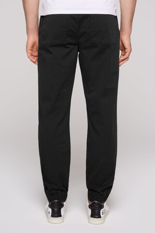 CAMP DAVID Regular Chino in Zwart