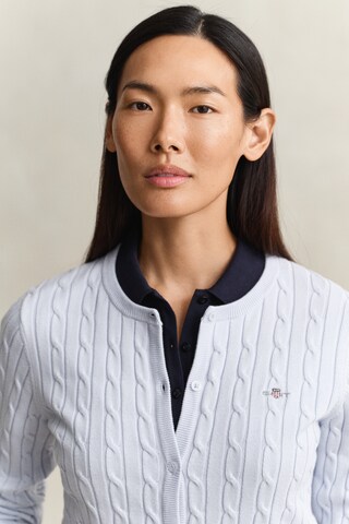 GANT Gebreid vest in Blauw
