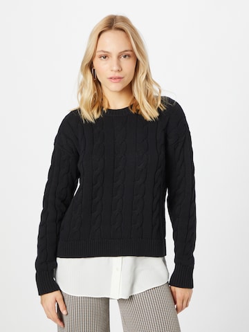 Lauren Ralph Lauren Пуловер 'VALIZA' в черно: отпред