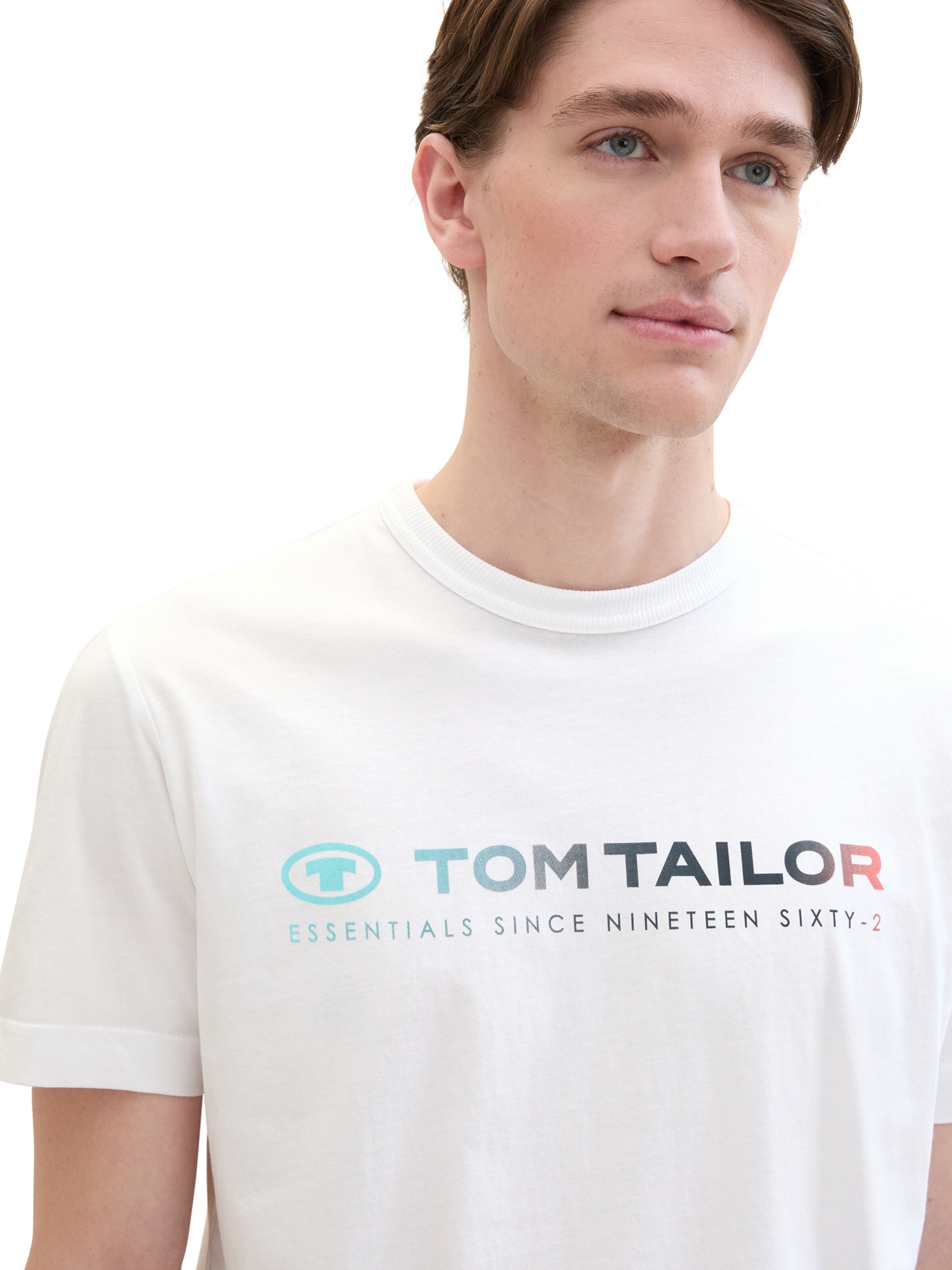 T-Shirt TOM TAILOR en blanc