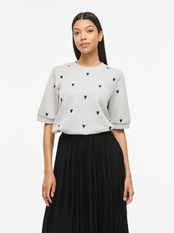 VILA Sweatshirt 'VISif' in Grijs: voorkant