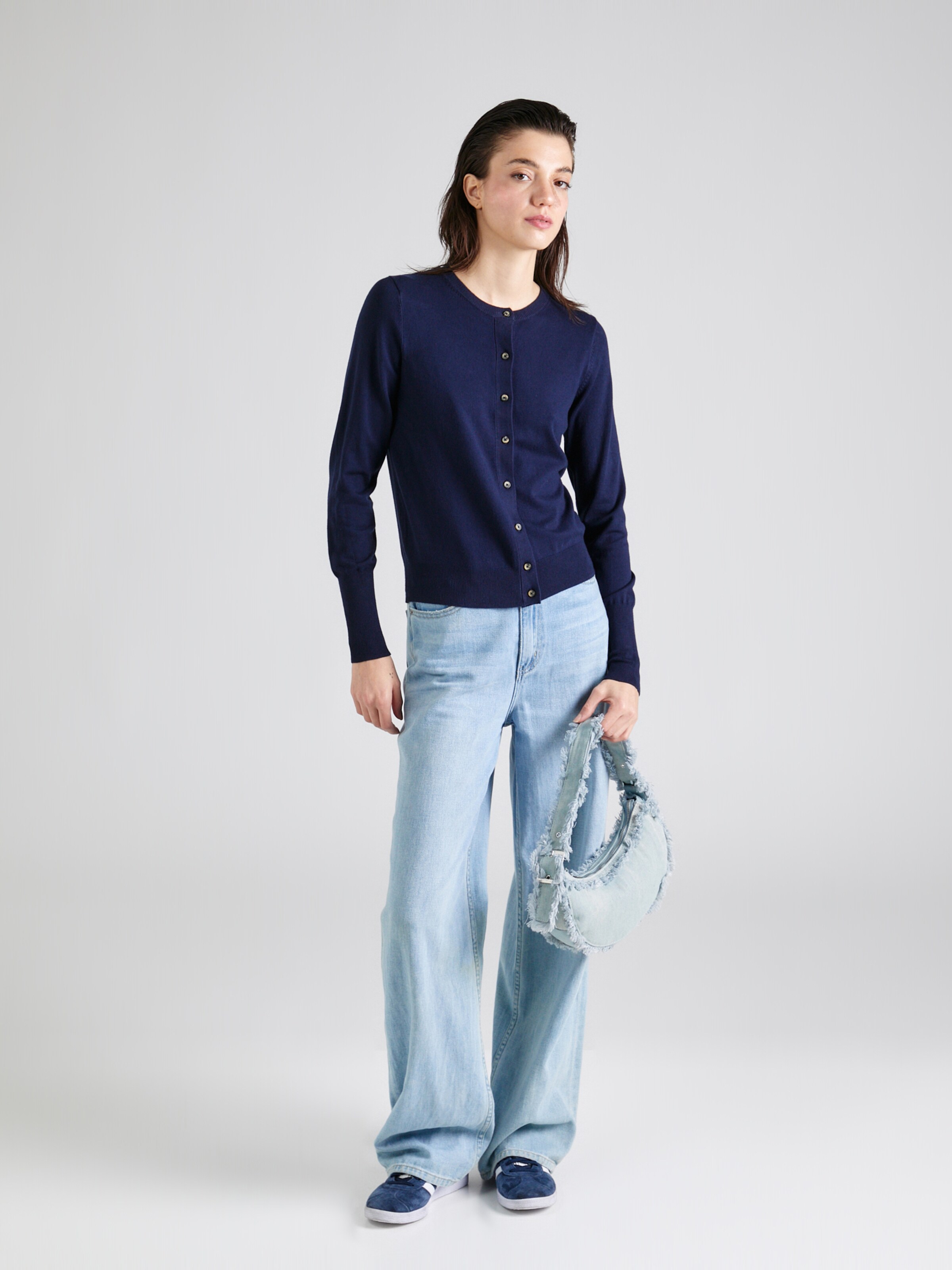 Marks and spencer navy blue cardigan 2025
