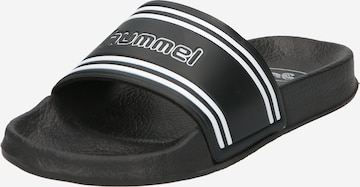 Flip-flops de la Hummel pe negru: față