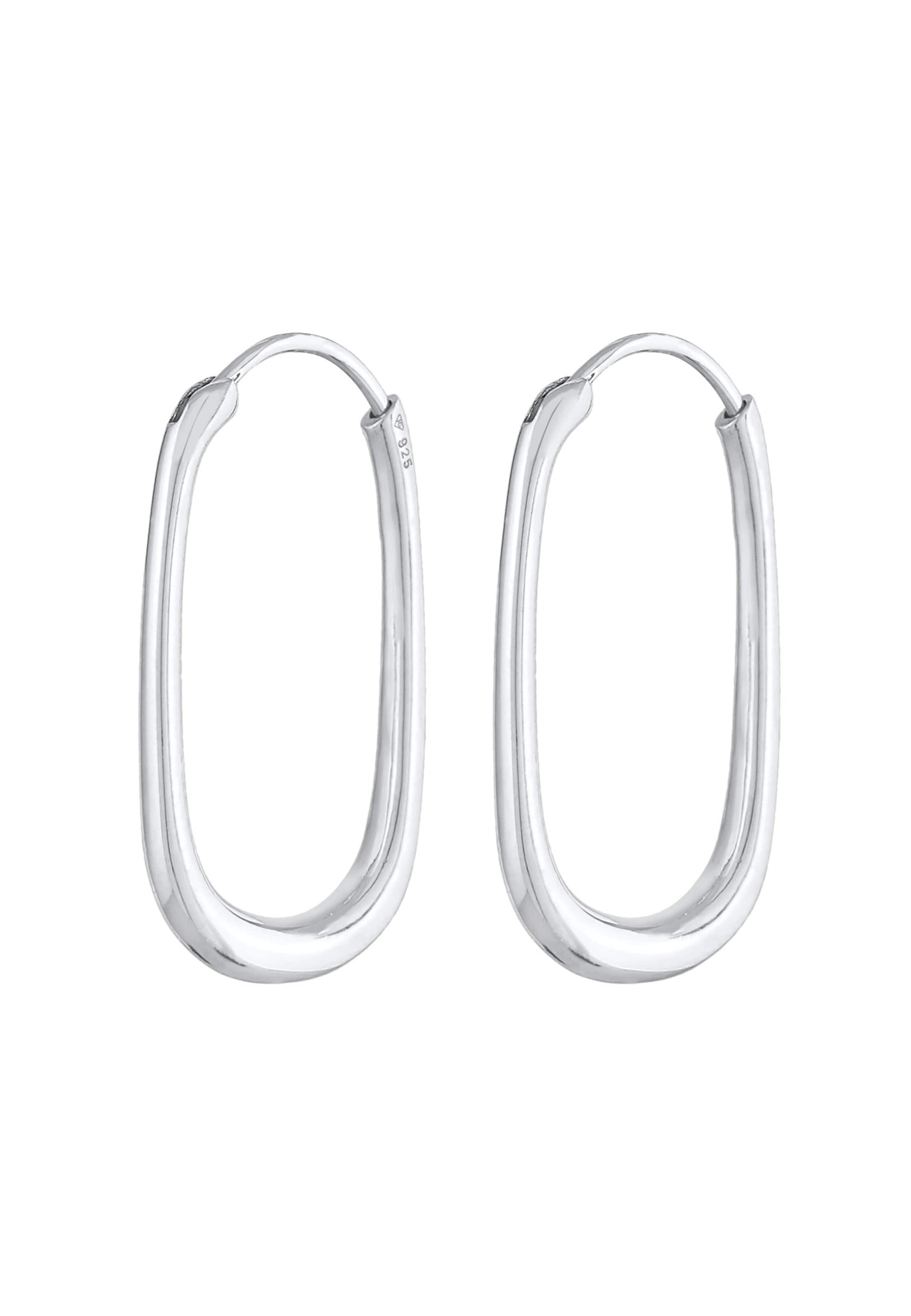 ELLI PREMIUM Korvakoru 'Geo' värissä hopea