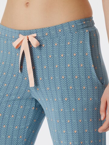Pantalon de pyjama ' Mix + Relax ' SCHIESSER en bleu
