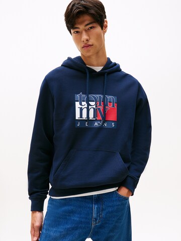 Tommy Jeans Mikina - Modrá: predná strana