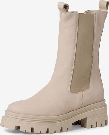 TAMARIS Chelsea Boots in Beige: predná strana