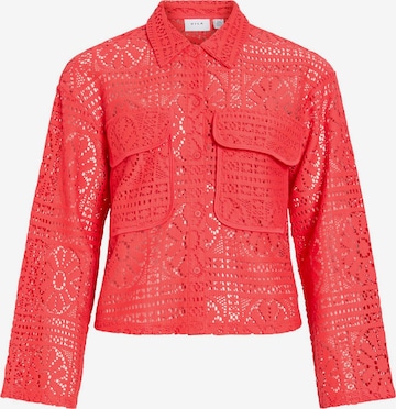 VILA Strickjacke 'VIMerinda' in Pink: Vorderseite