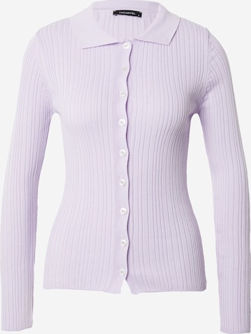 Cardigan Trendyol en violet : devant