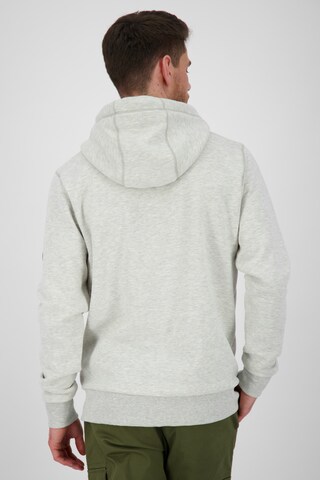 Alife and Kickin Zip-Up Hoodie 'Trasher' in Grey