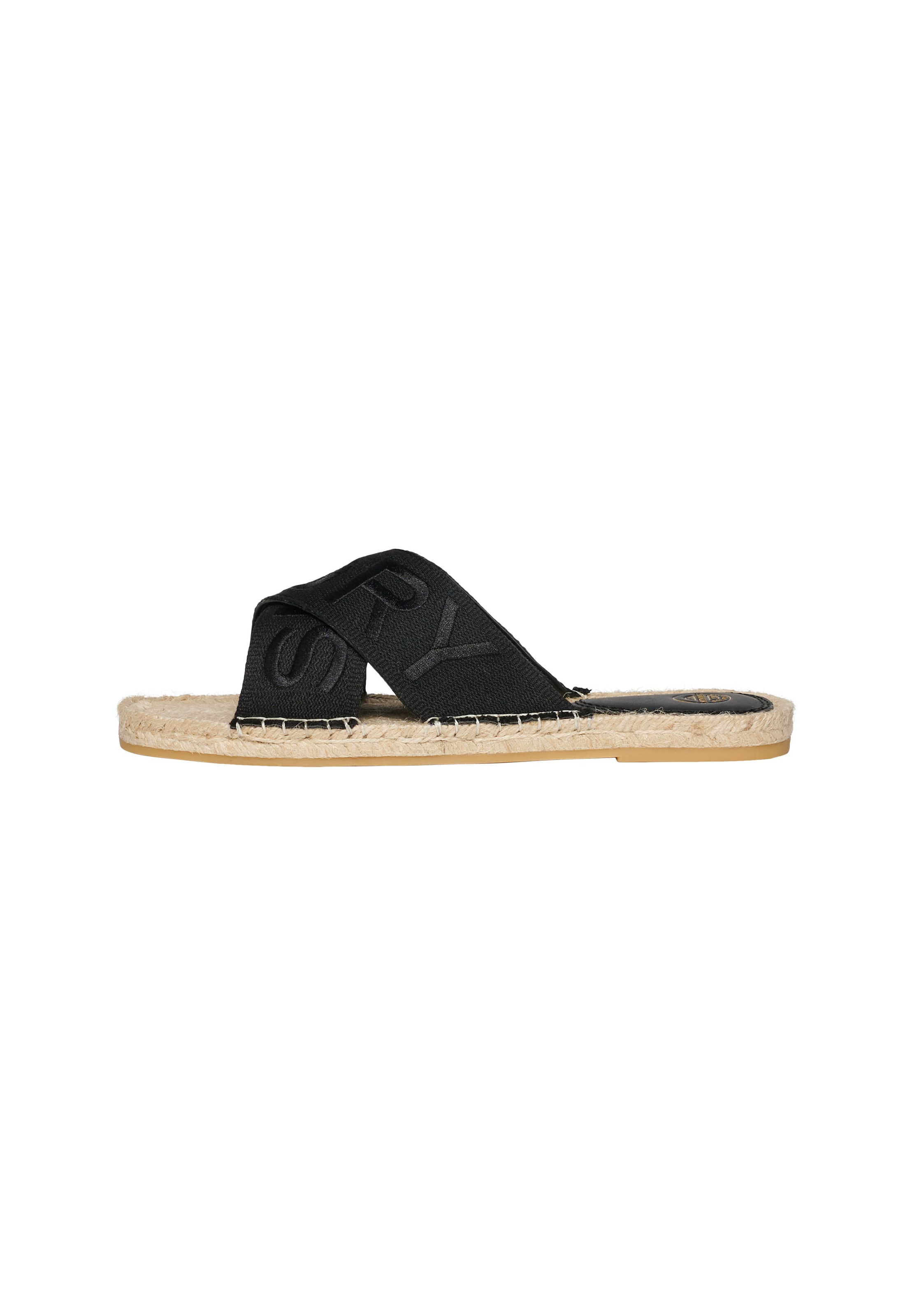 Superdry & Co Pantolette in Schwarz: Vorderseite