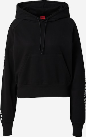 HUGO RedSweater majica 'Damatala' - crna boja: prednji dio