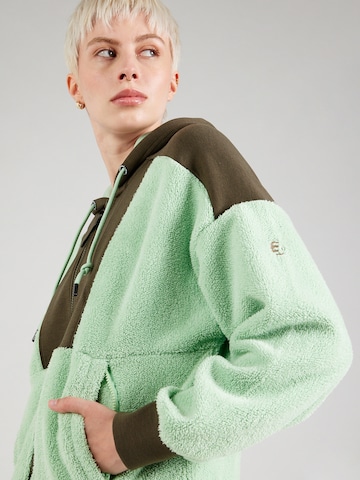 ICEPEAK Athletic Fleece Jacket 'ABBOTSA' in Green