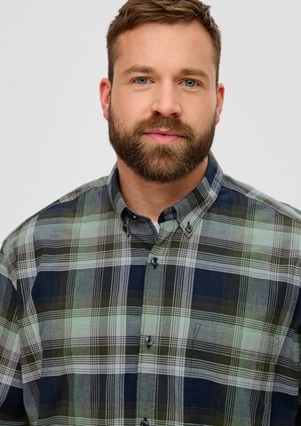 s.Oliver Men Big Sizes Regular Fit Hemd in Grün