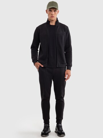 BIG STAR Tapered Broek ' WLADORP ' in Zwart