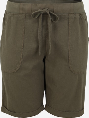 KAFFE CURVE Regular Shorts 'Nana ' in Grün: predná strana