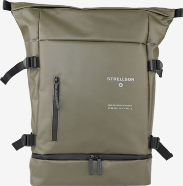 STRELLSON Backpack 'Stockwell 2.0 Sebastian' in Green: front