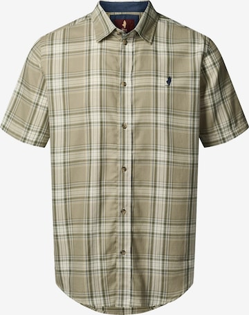 MCS Regular Fit Paita 'Rex' värissä vihreä: etupuoli