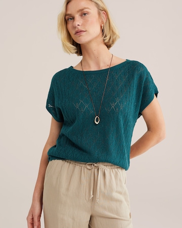 WE Fashion Trui in Groen: voorkant
