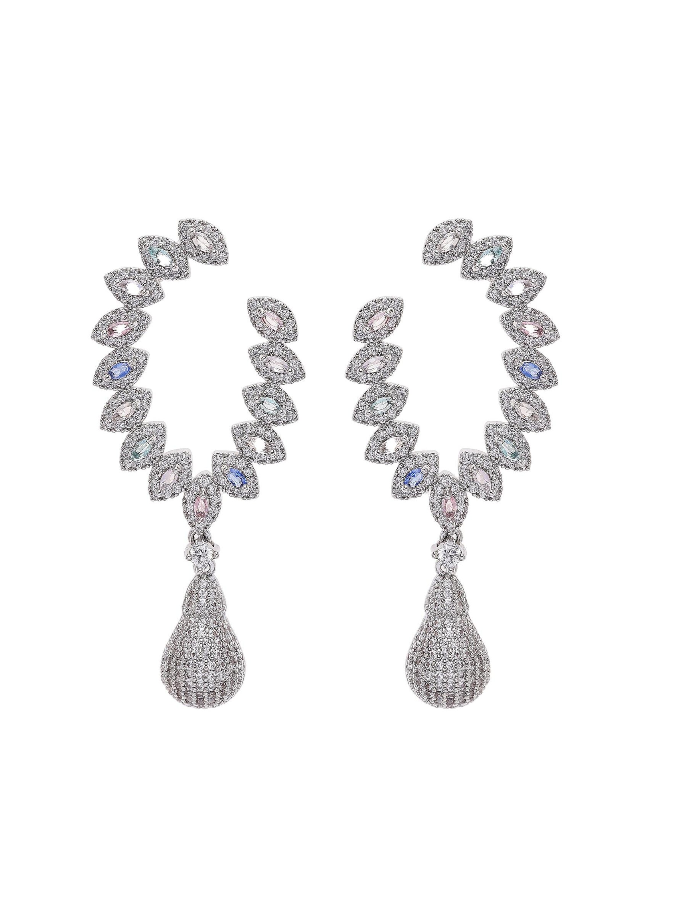 Boucles d'oreilles 'Heidila' AVANT-GARDE PARIS en argent : devant