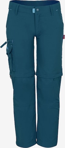 TROLLKIDS Regular Workout Pants in Green: front