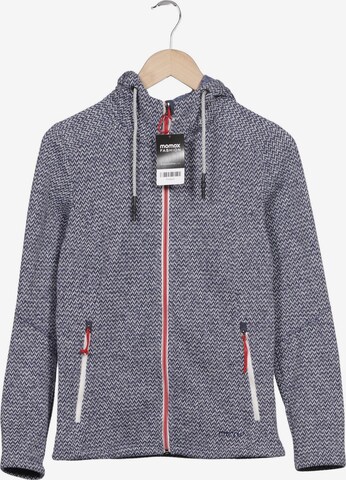 me°ru' Kapuzenpullover S in Blau: Vorderseite