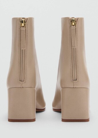 MANGO Stiefelette 'Mila' in Beige