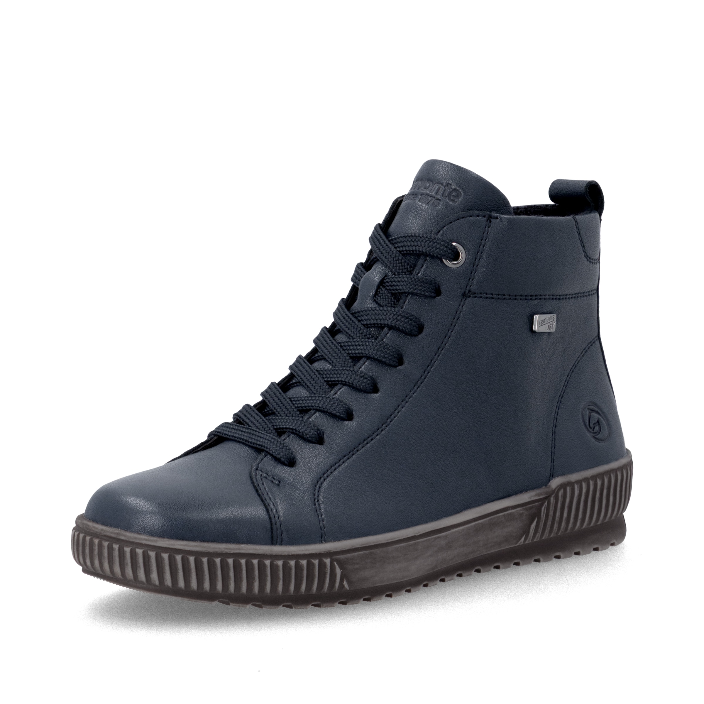 Baskets hautes REMONTE en bleu : devant