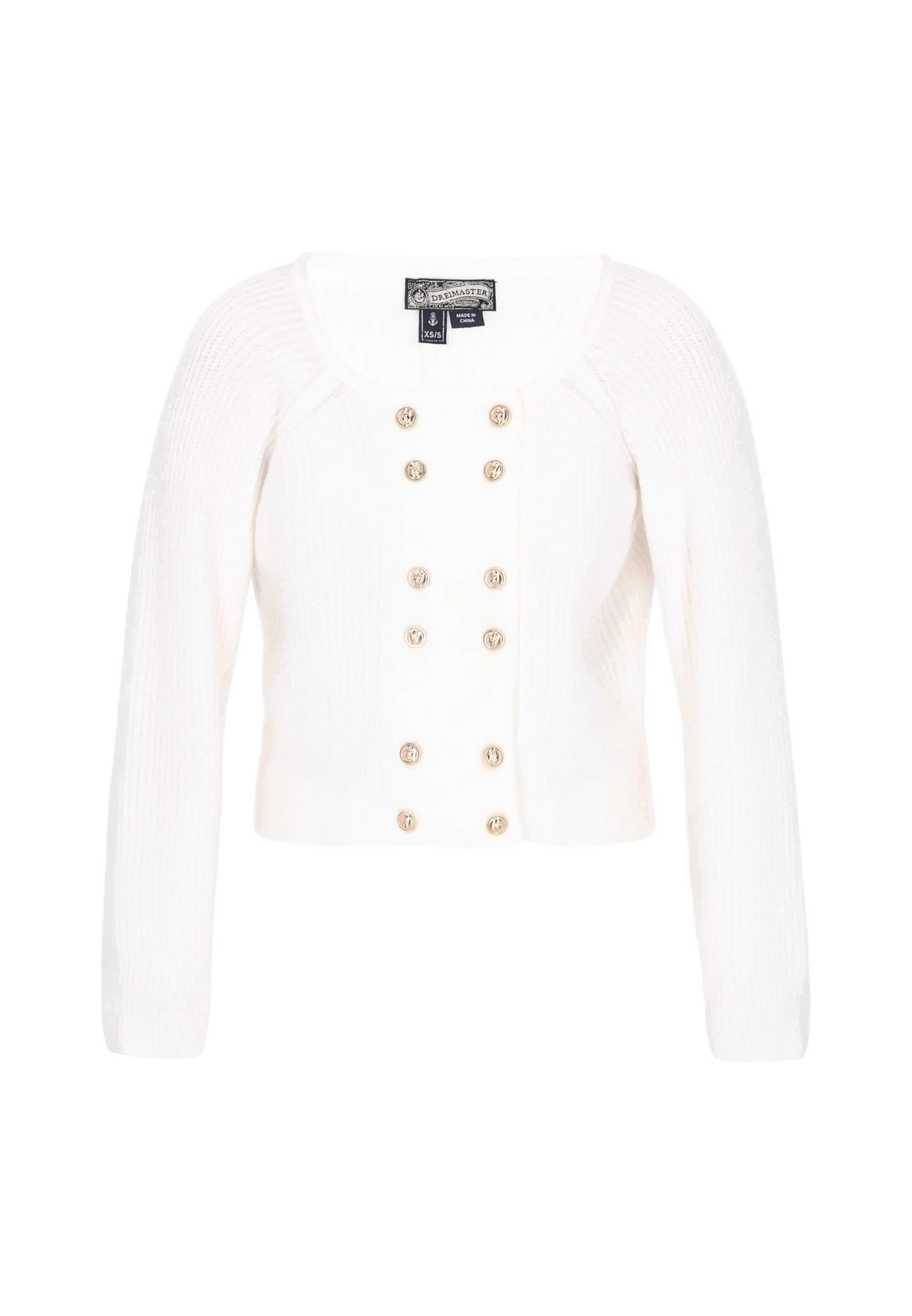 Giacchetta 'Vintage' di DreiMaster Vintage in bianco: frontale