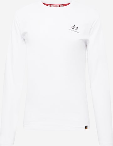 ALPHA INDUSTRIES Shirt in White: front