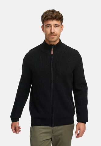 Vestes en maille 'Peace' INDICODE JEANS en noir : devant