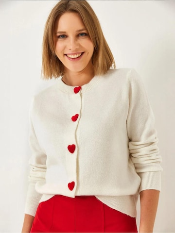 Giacchetta di Bianco Lucci in beige: frontale