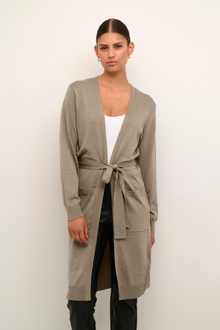 Kaffe Knit Cardigan 'Astrid' in Grey: front