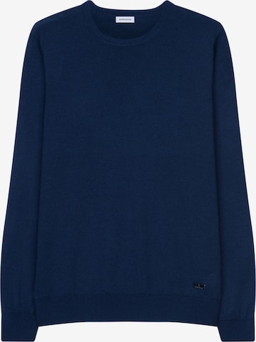 Pull-over 'Schwarze Rose' SEIDENSTICKER en bleu : devant