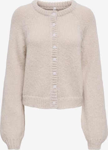 ONLY Strickjacke 'ONLALYSSA ' in Beige: Vorderseite
