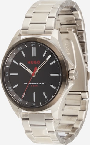 HUGO Analoog horloge 'Complete' in Zilver: voorkant