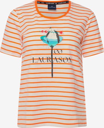 T-shirt LAURASØN en orange : devant