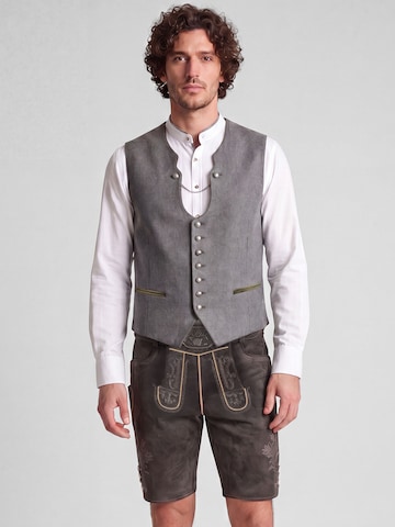 Gilet folklorique SPIETH & WENSKY en gris : devant