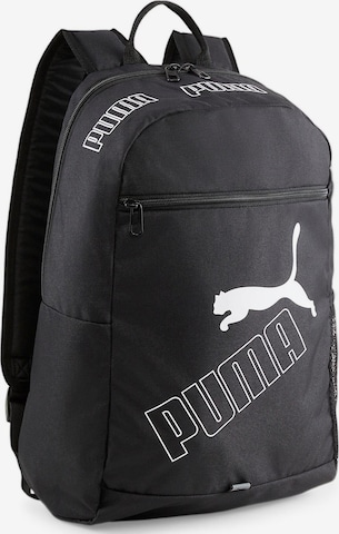 PUMA Sports Backpack 'Phase' in Black: front